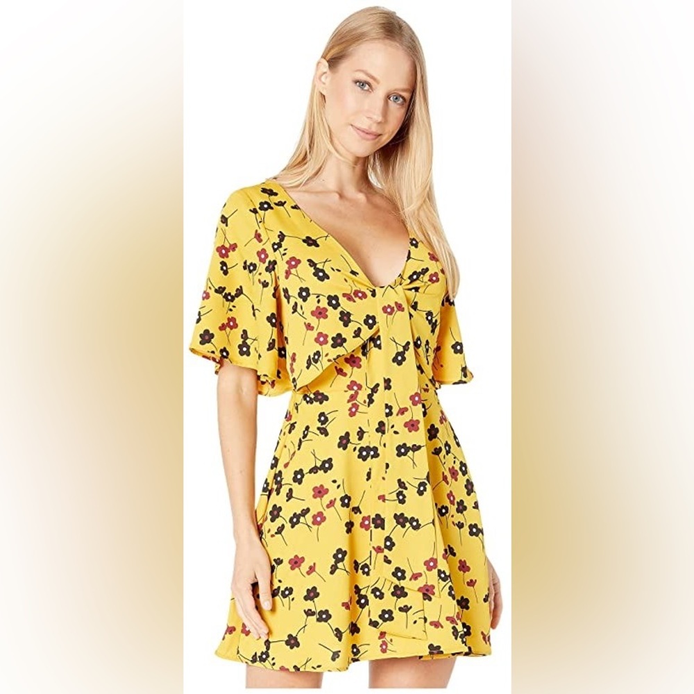 New BCBGeneration Tie Front Open Back Dress